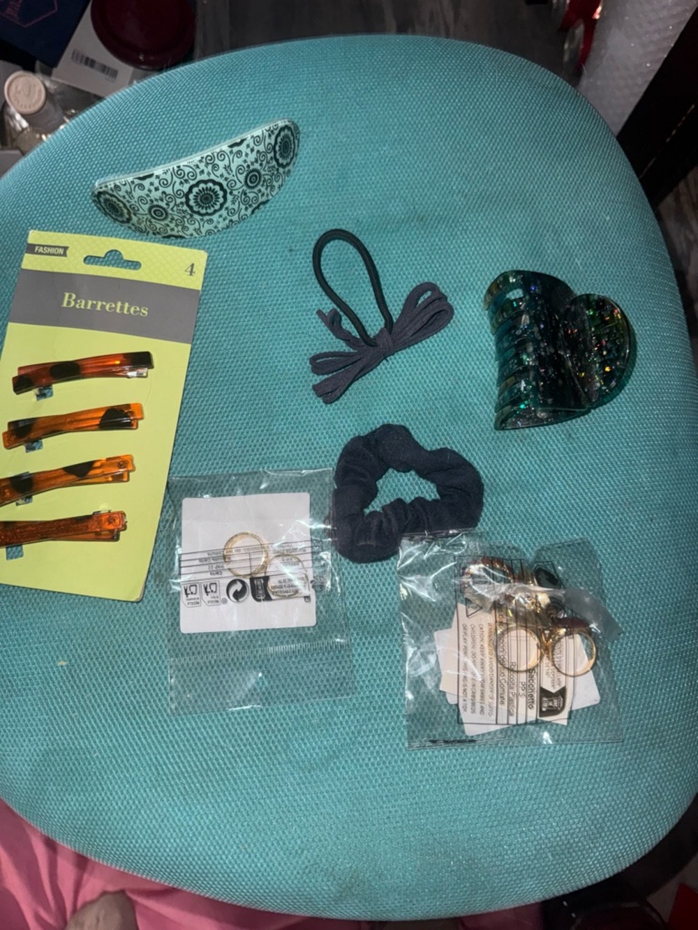 Mixed Hair Accessories and rings